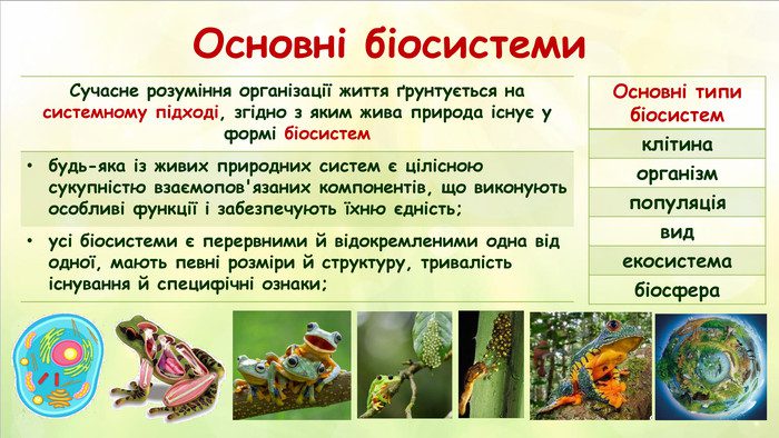 біосистема це