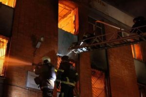Дрон влучив у корпус університету в Кременчуці: постраждала дитина