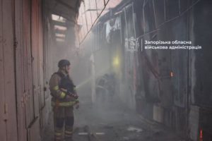 У Запоріжжі вночі вдарили по об’єкту інфраструктури